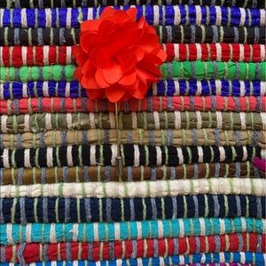 Men Flower Lapel Pin